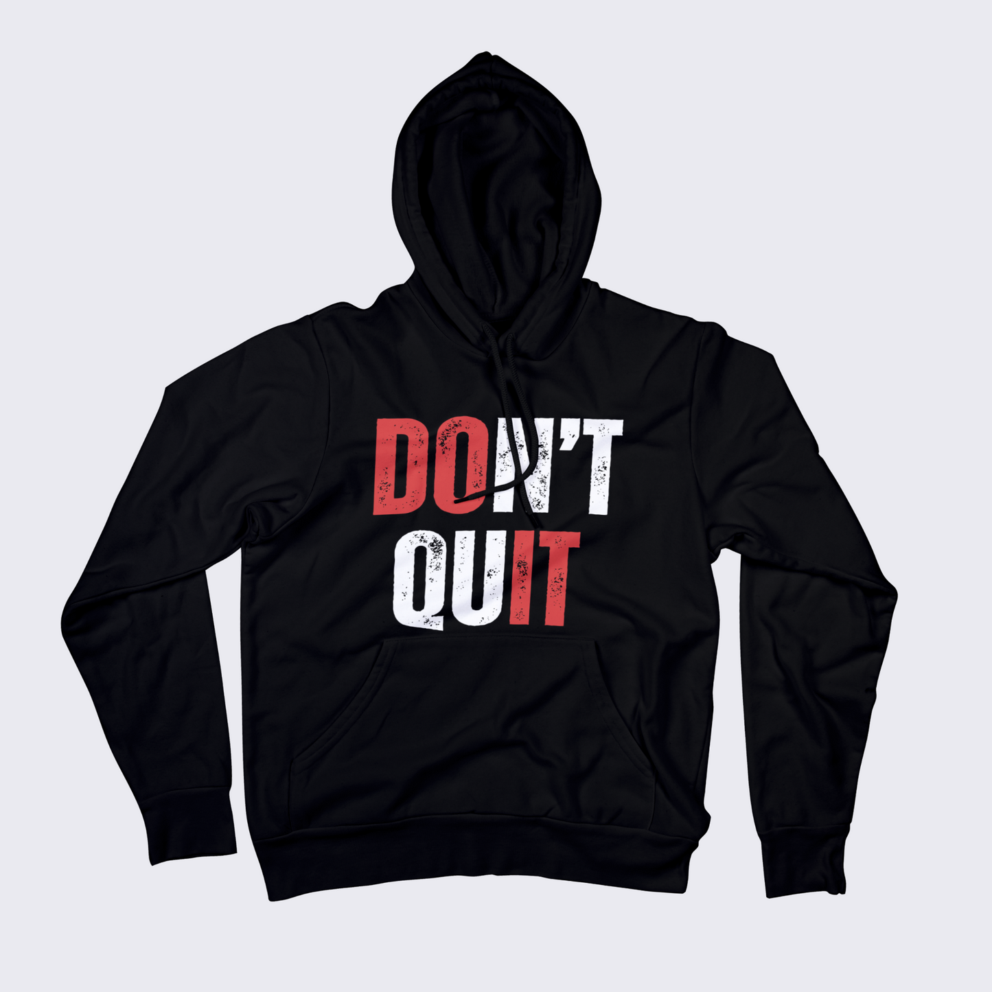 DON’T QUIT / DO IT – Bold Men’s Black Mental Health Hoodie