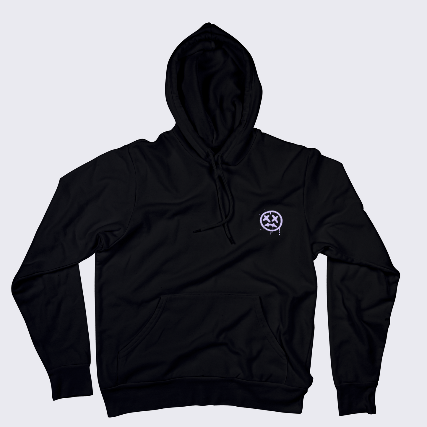 Burn Out 404 Error – Limited Edition Men’s Mental Health Hoodie | Black with Purple Graphic