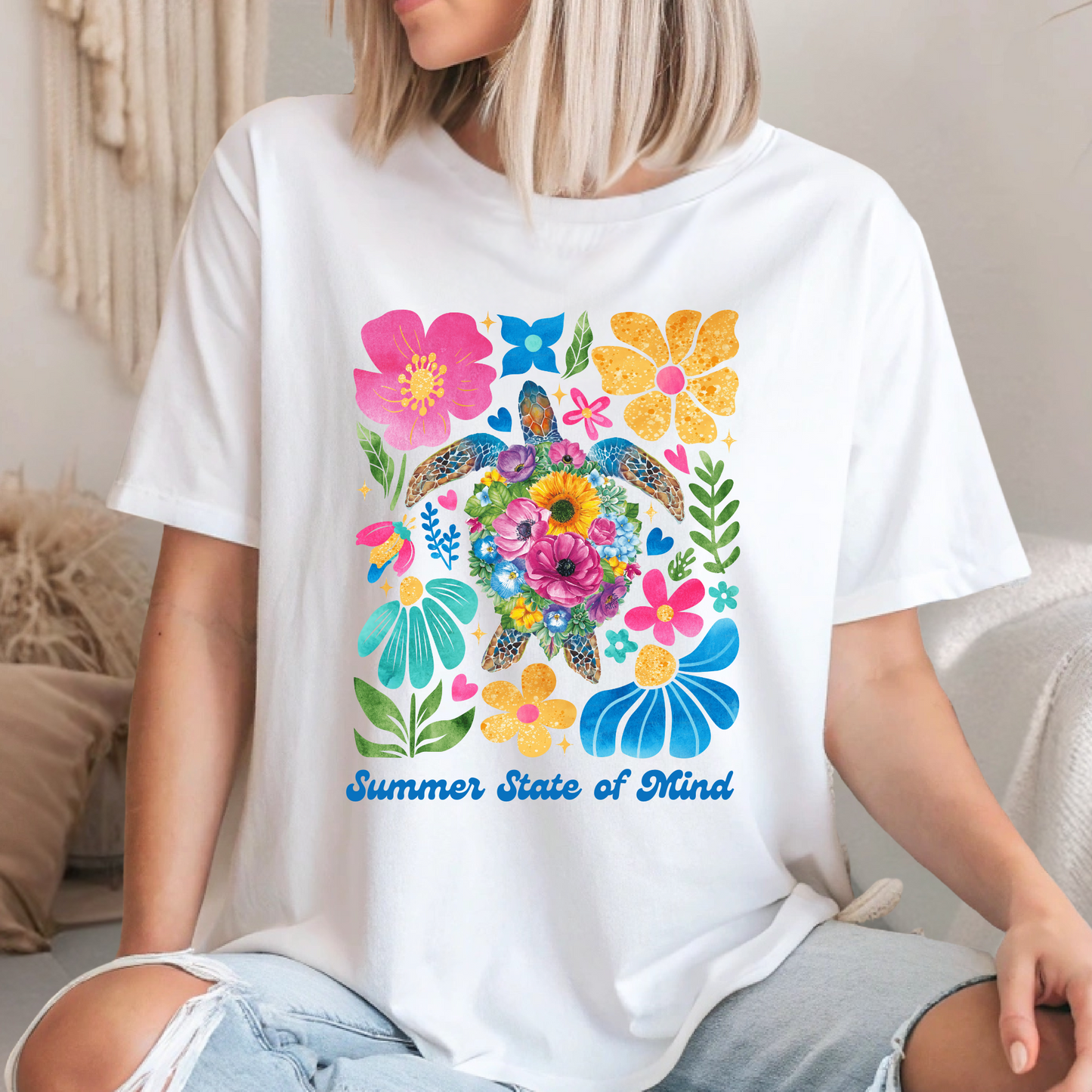 Summer State of Mind Boho Colourful Women's Tshirt