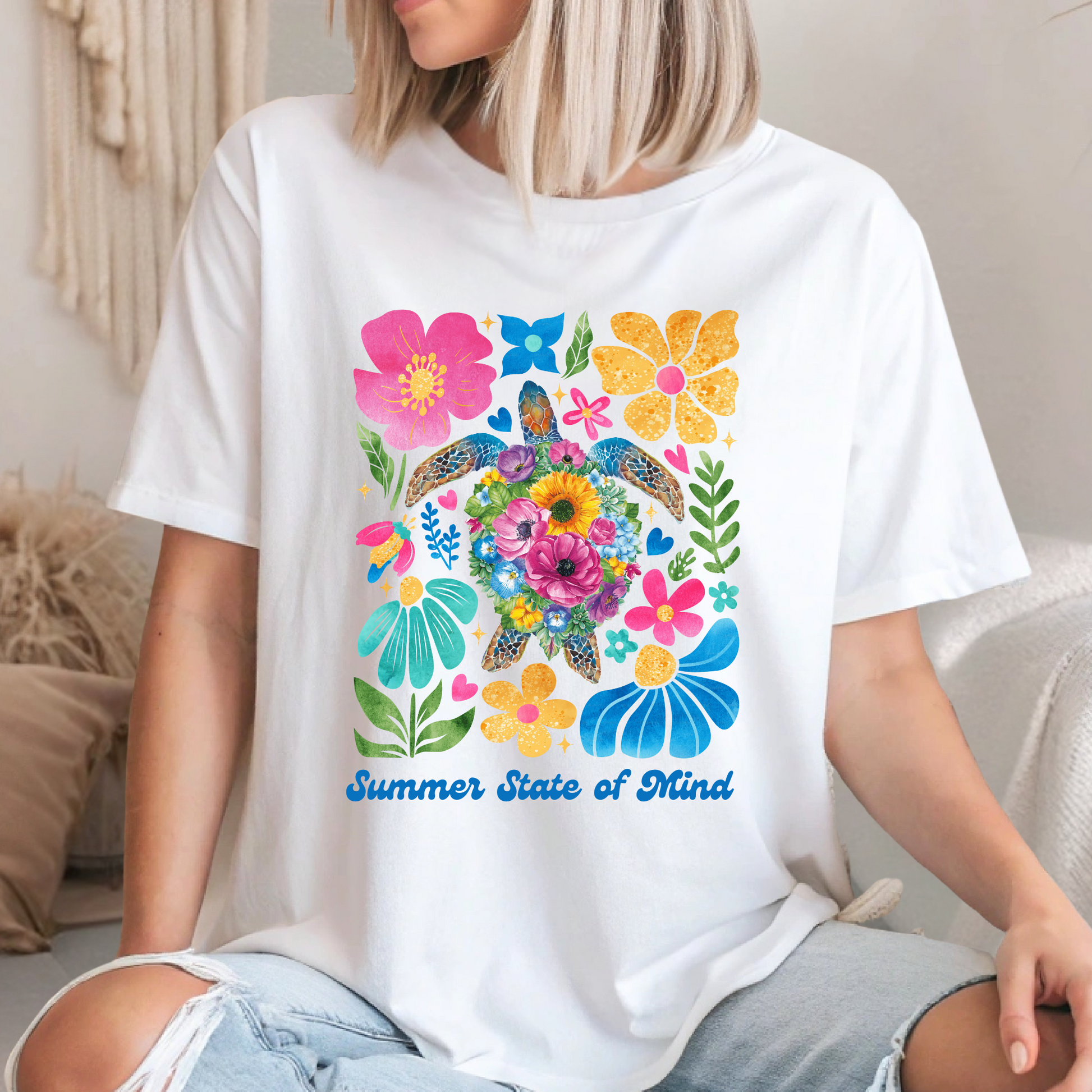 Summer State of Mind Boho Colourful Women's Tshirt