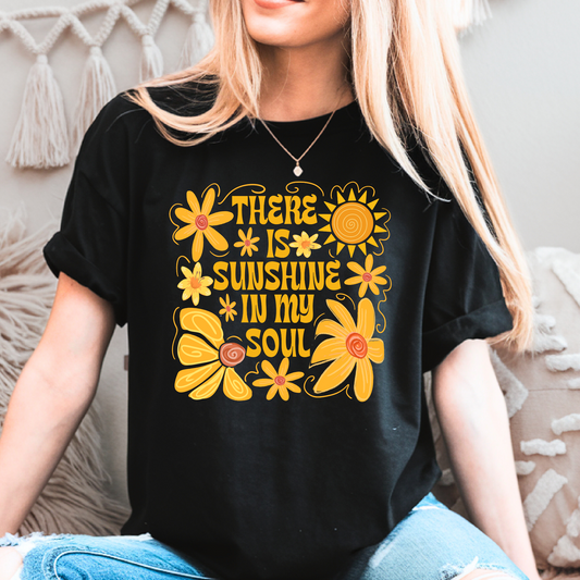There Is Sunshine In My Soul Boho T-Shirt
