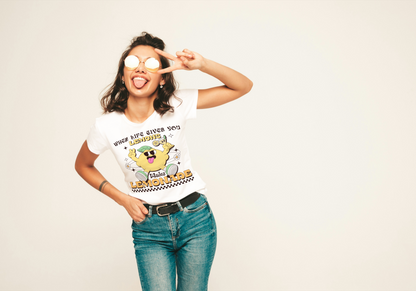 When Life Gives You Lemons - Cool Retro Mental Health T-shirt
