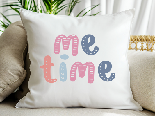 me time self-care cushion cover