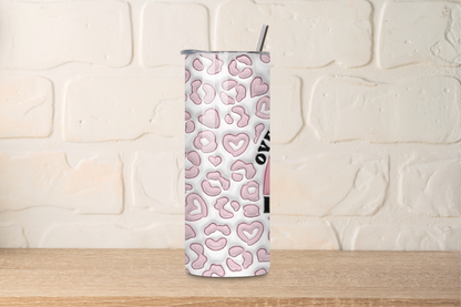 overstimulated mom's club 3d boho style 20oz skinny tumbler video
